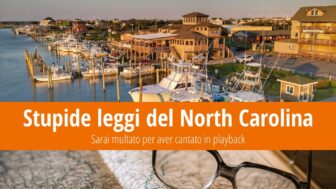 Stupide leggi del Carolina del Nord: Una multa per il canto?