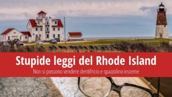 Stupide leggi del Rhode Island: Non si possono vendere dentifricio e spazzolino insieme
