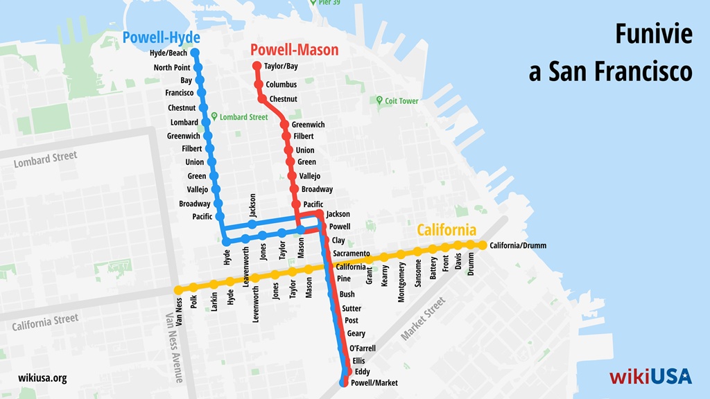 I Cable Car di San Francisco – mappa, biglietti e foto