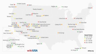 Parchi Nazionali USA: elenco, mappa, informazioni e tariffe d’ingresso