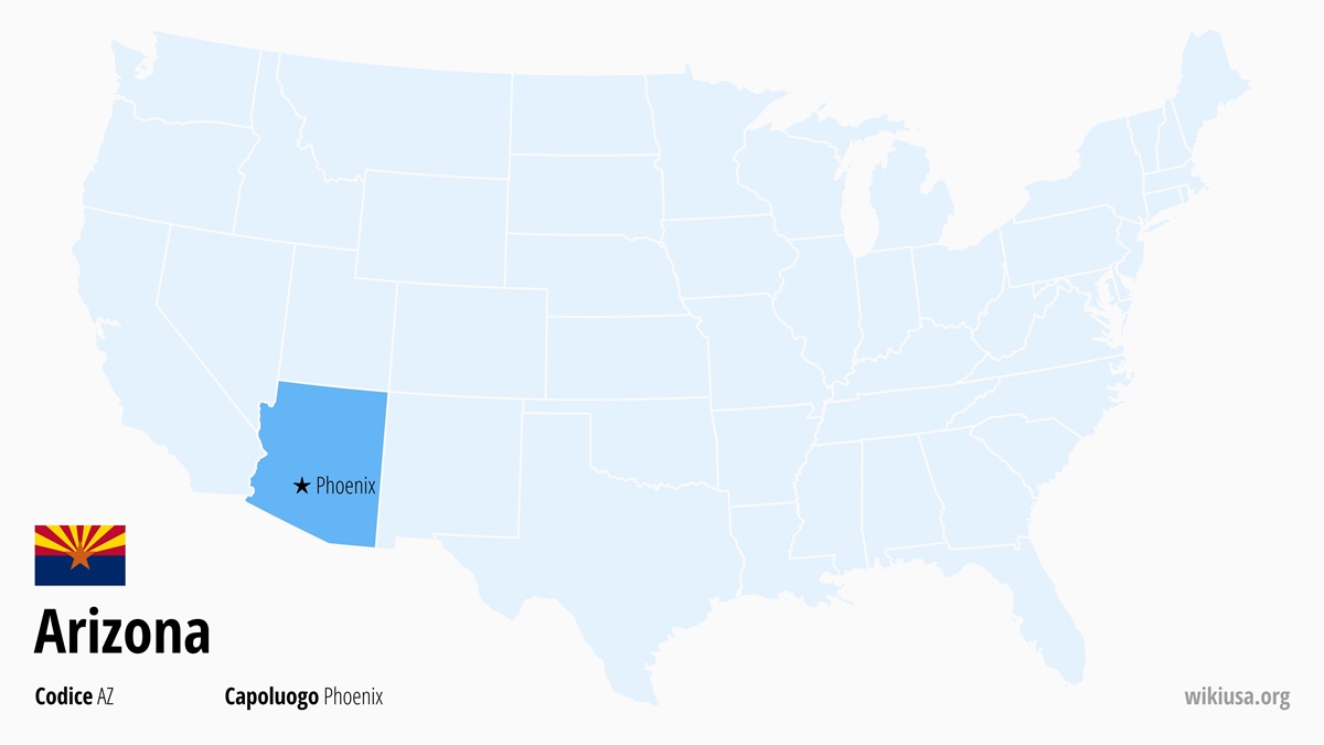 Mappa dello Stato della Arizona | Dove si trova la Arizona? | Arizona (Stati Uniti) – mappa, cosa vedere, città e curiosità