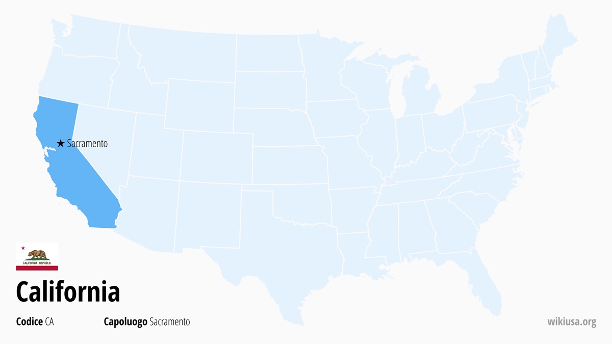 Mappa dello Stato della California | Dove si trova la California? | California (Stati Uniti) – fatti, meteo, cose da vedere