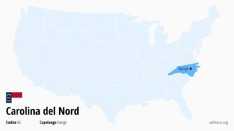 Carolina del Nord (Stati Uniti) – capitale, città, clima e cartina