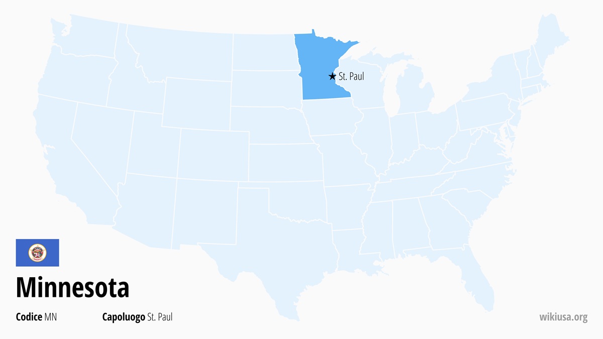 Mappa dello Stato della Minnesota | Dove si trova la Minnesota? | Minnesota (Stati Uniti) – cartina, cosa vedere, città e curiosità