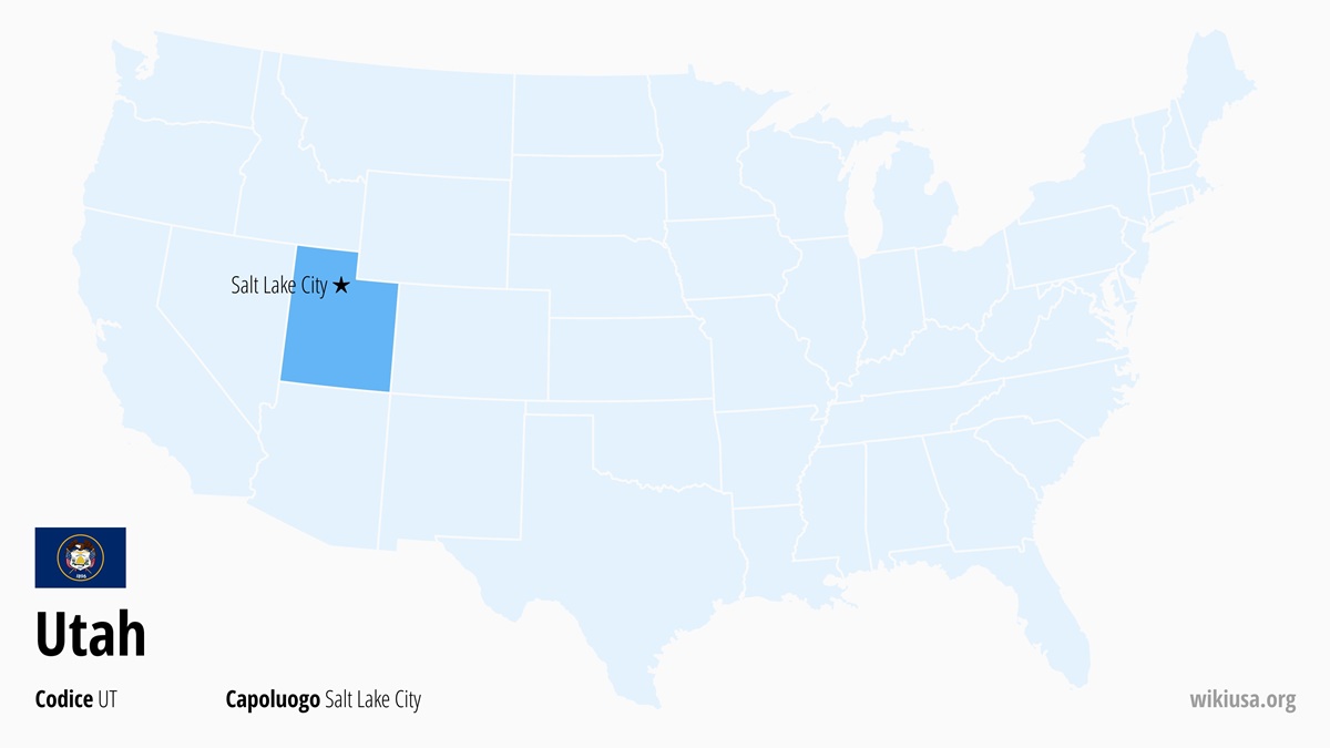 Mappa dello Stato della Utah | Dove si trova la Utah? | Utah (Stati Uniti) – cartina, capitale, cosa vedere e città