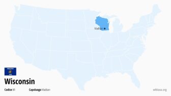 Wisconsin (Stati Uniti) – capitale, città, clima e cartina